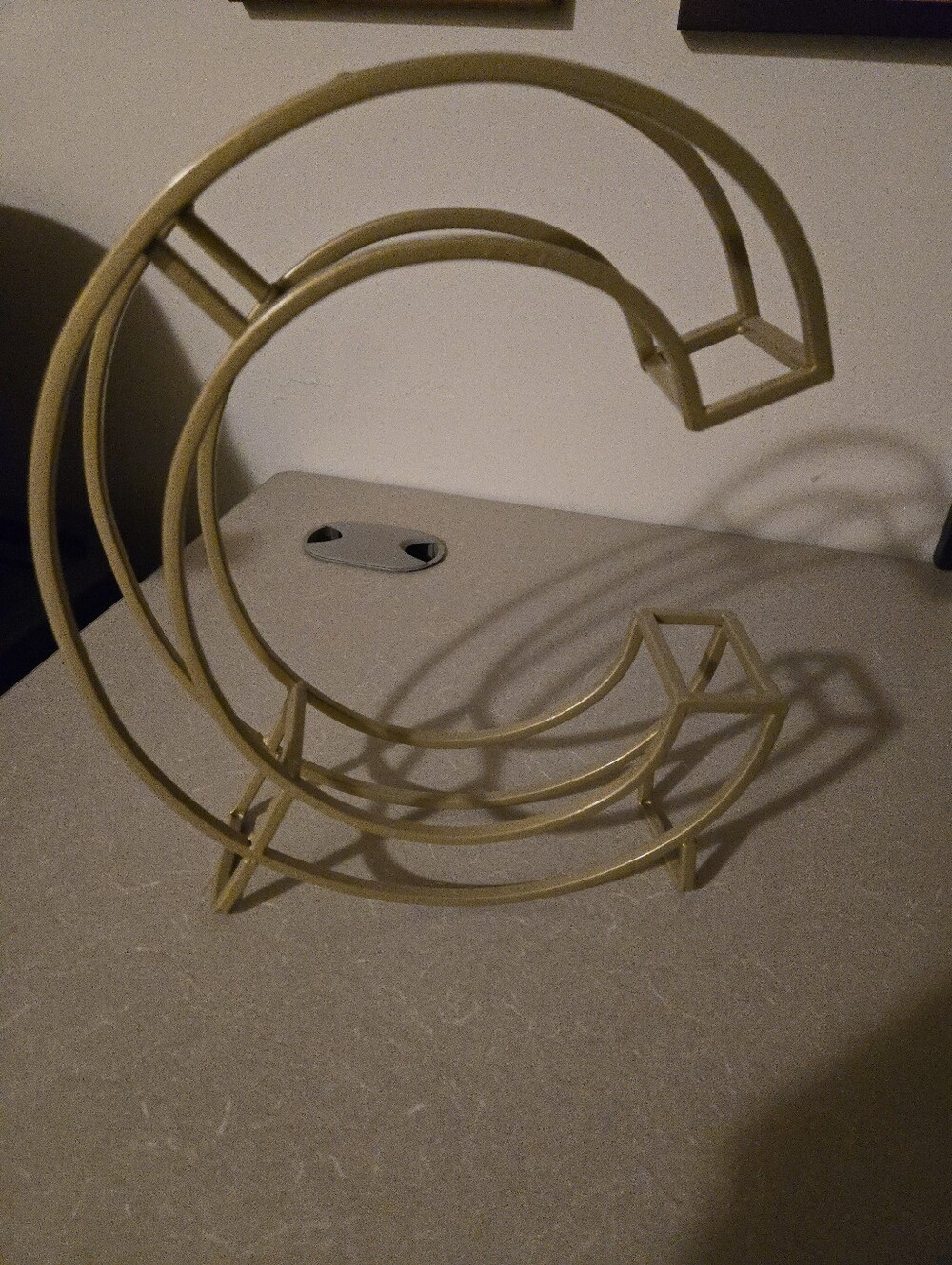 Gold Metal Decorative C-Shaped
